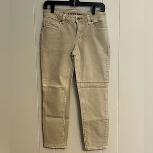 Lands end mid rise slim ankle‎ jeans size 4